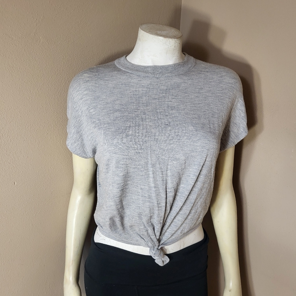 Alice & Olivia Gray 100% Cashmere Sweater Sz XS